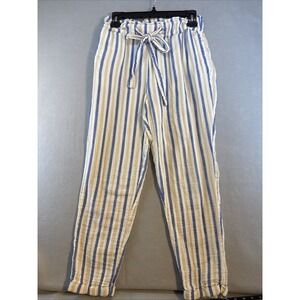 Women's SO Goods for Life Size S High Rise Tapered Pants Cotton Comfort